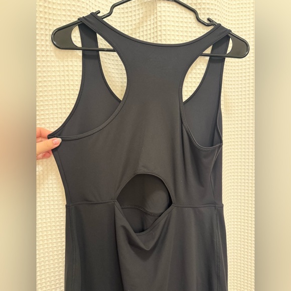 Black Athletic Tennis Dress w/ Shorts - size L NWOT - Picture 4 of 5